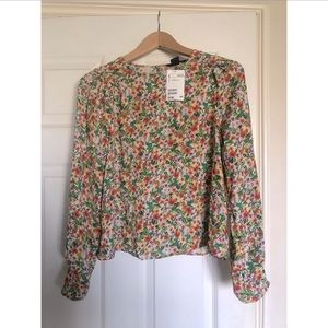 H&M floral blouse